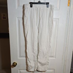 STYLUS M Medium Women's Cream/white Bootcut Pants